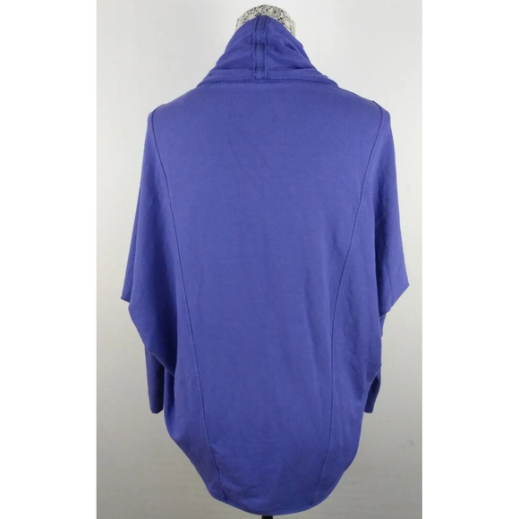 Lululemon To And Flow Wrap Iris Flower Purple Stretch Cocoon Size 4 - Picture 5 of 7